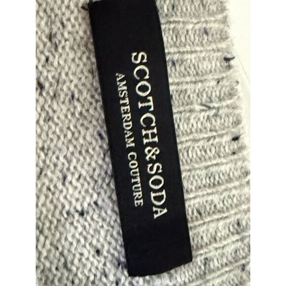 Scotch & Soda Mens Gray Speckled Knit Crewneck Sweater M Wool Blend Warm Casual - Picture 10 of 10